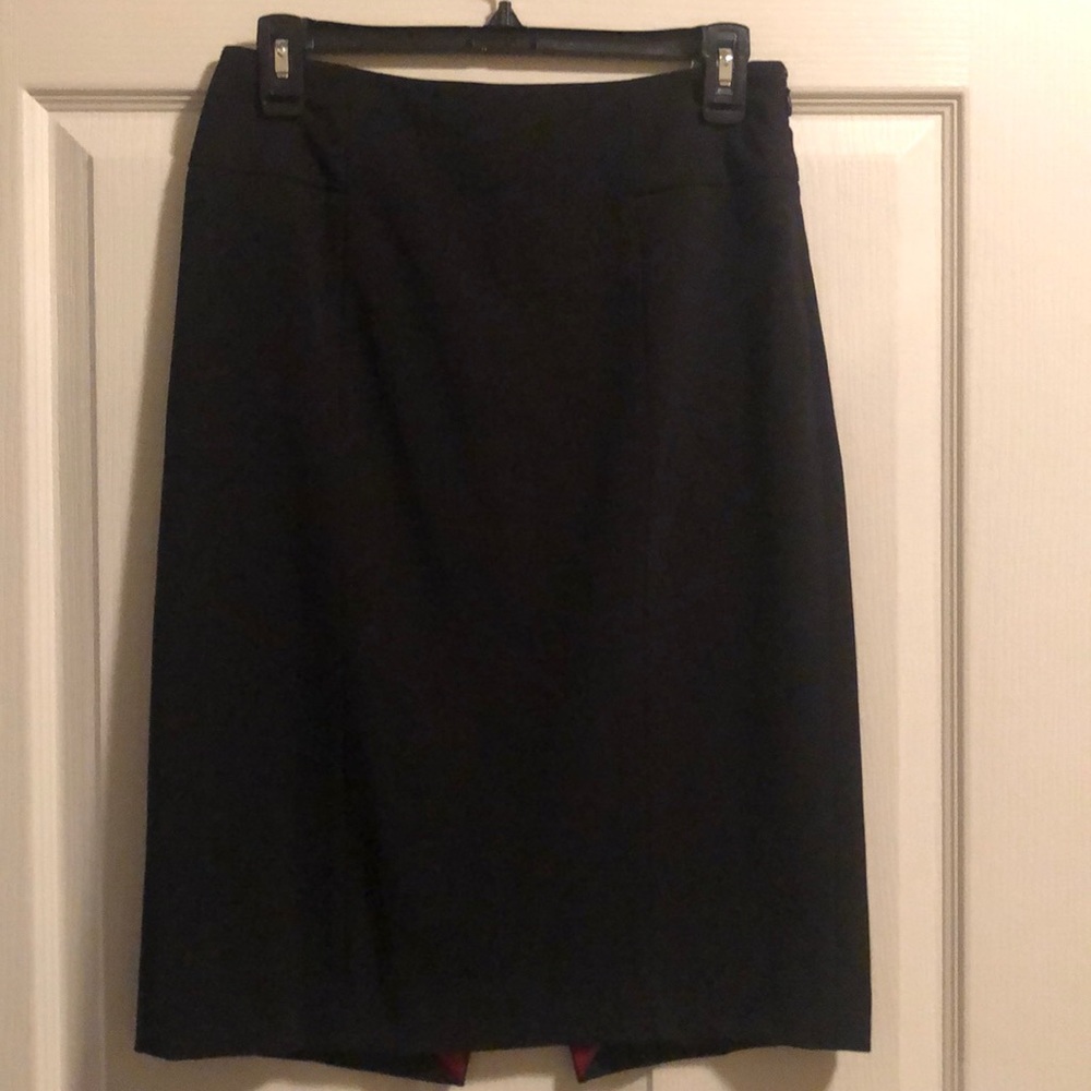WHBM black pencil skirt, size 4